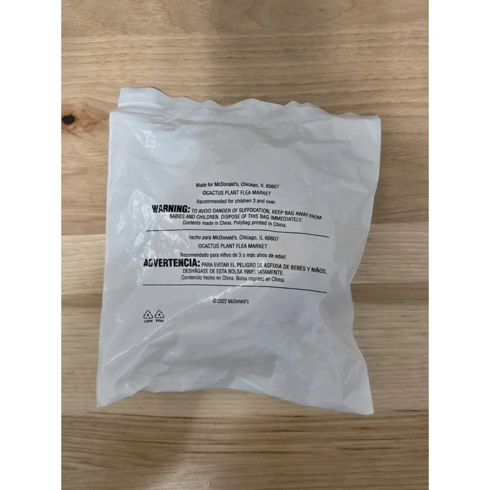 NIB MCDONALD'S Cactus Jack‎ Plant Flea Market Travis Scott 2022 Happy Meal Toy